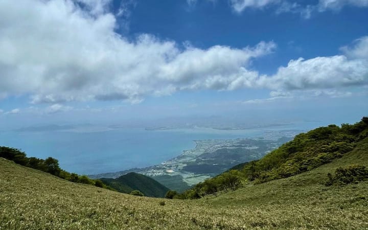 View from Mount Horai(Shiga Prefecture)